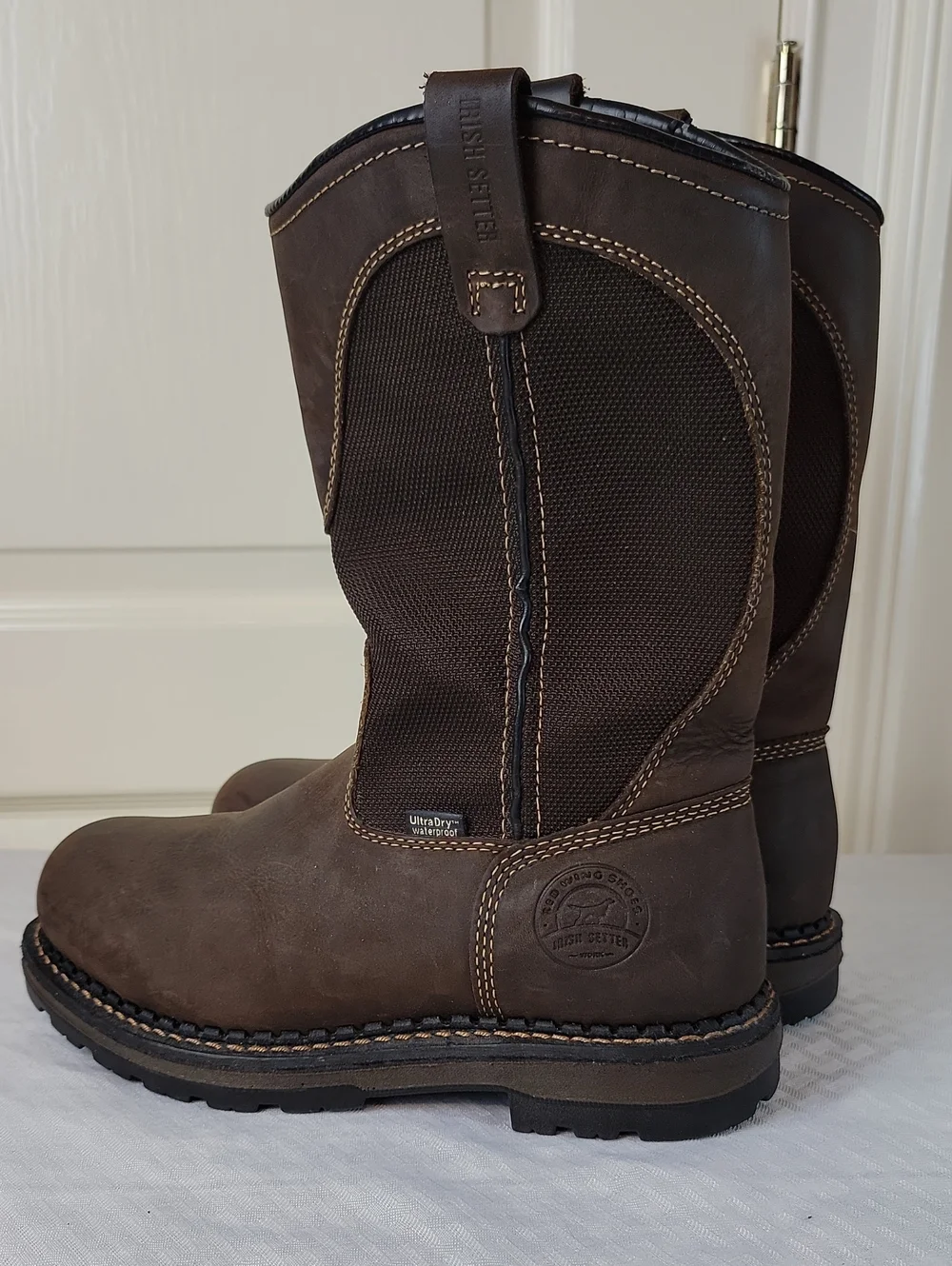 Red Wing Irish Setter Ultra DRY Steel Toe WORK Boots Mens Sz 8